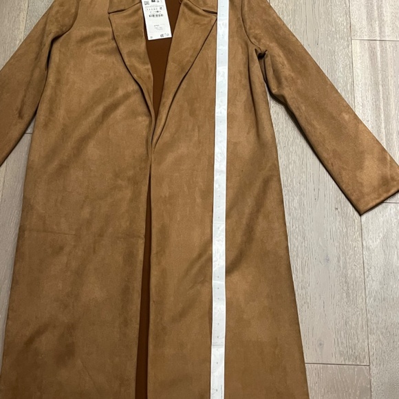 Zara faux suede coat - Picture 3 of 8